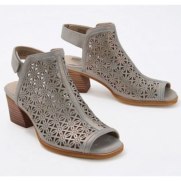 ✨Earth Origins Women's Murano Mist Laser Cut Sz 9.5M Sandals✨ - Picture 2 of 6